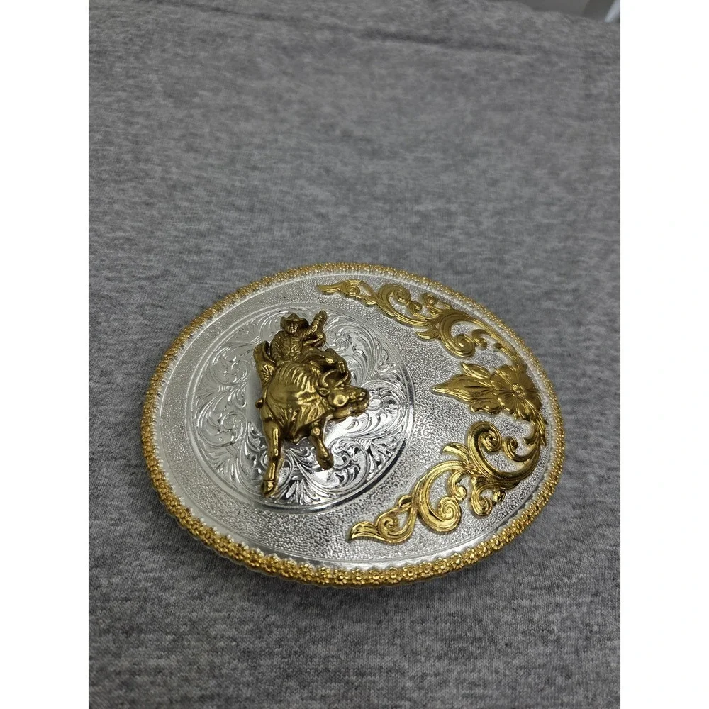 Nocona Bull Riding Rodeo Cowboy Southwestern Belt Buckle